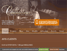 Tablet Screenshot of lachandeleur29.com